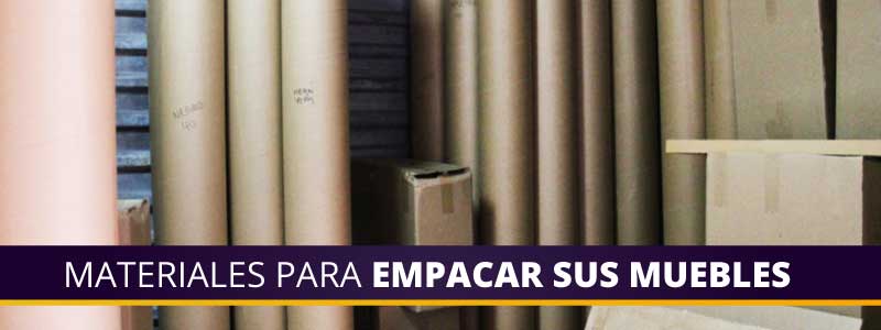 Materiales para empacar muebles