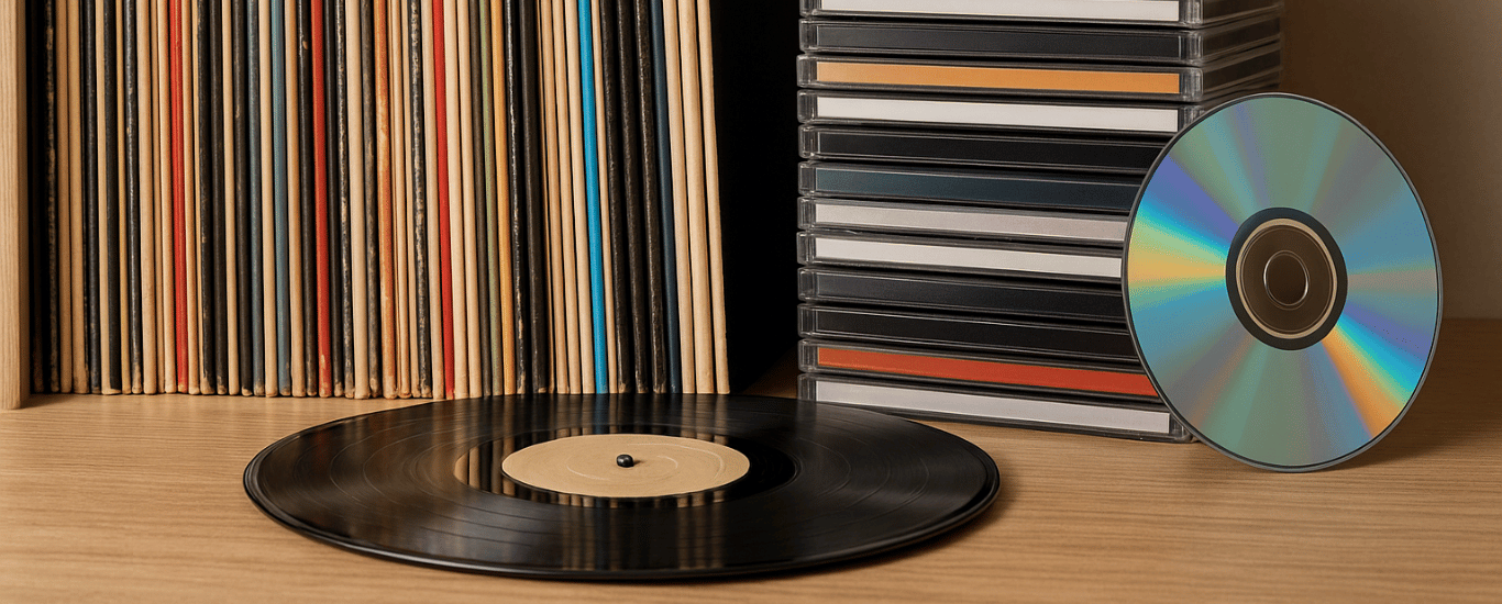 Almacenar vinilos y CDs Almacenar vinilos y CDs