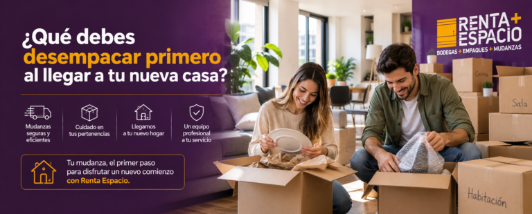 Desempacar al llegar a nueva casa