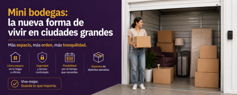 Mini bodegas la nueva forma de vivir en ciudades grandes