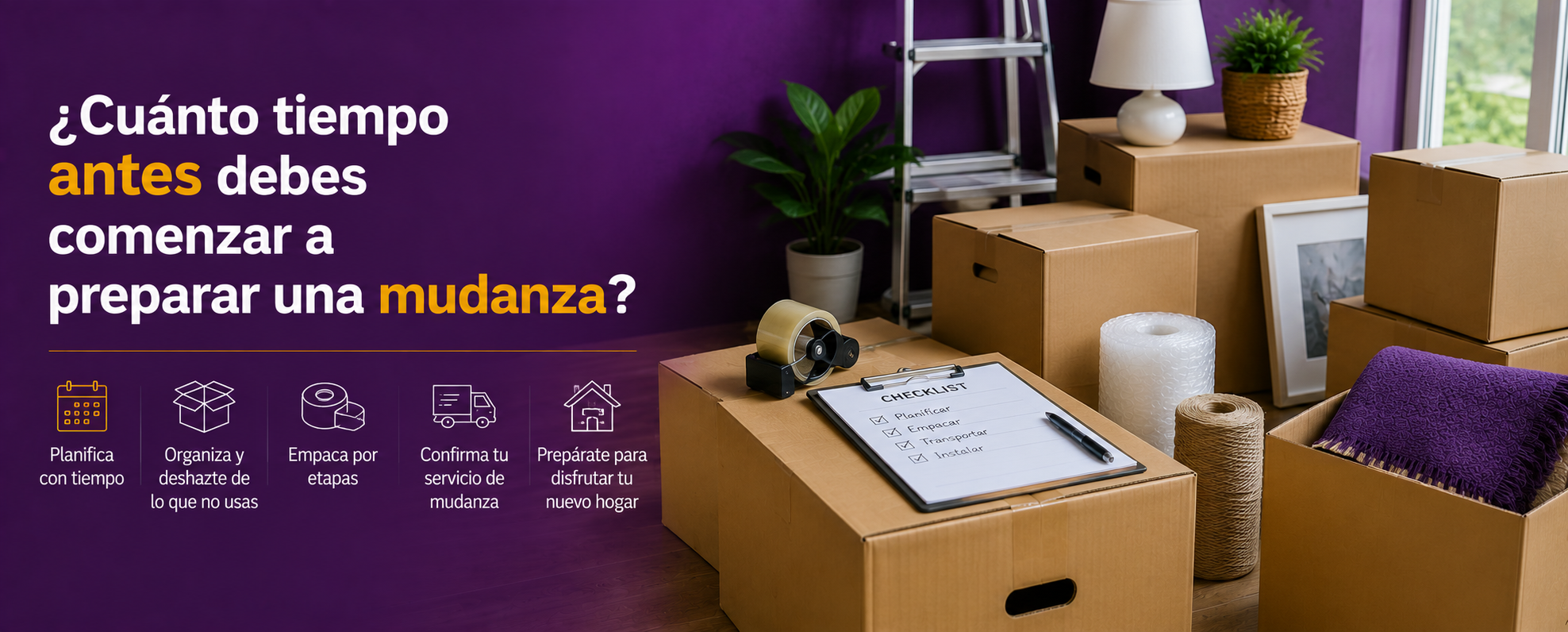 Preparar una mudanza Preparar una mudanza