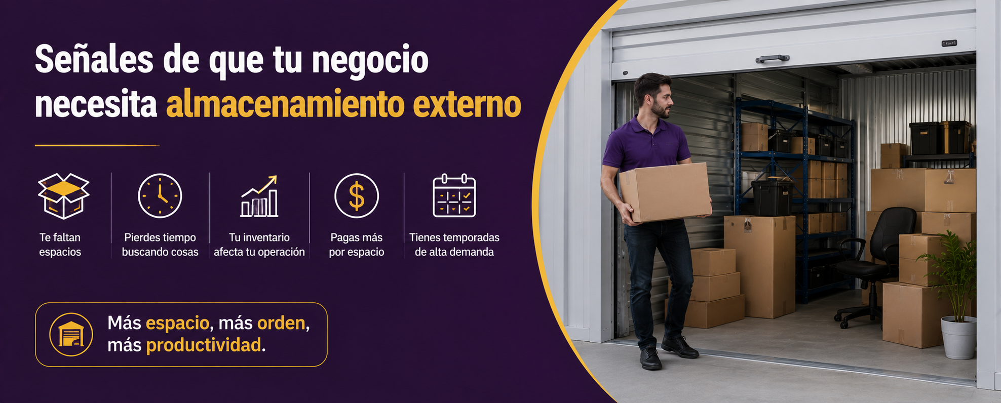 Señales de que tu negocio necesita almacenamiento externo